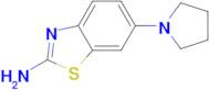 6-(1-pyrrolidinyl)-1,3-benzothiazol-2-amine