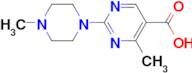 4-methyl-2-(4-methyl-1-piperazinyl)-5-pyrimidinecarboxylic acid