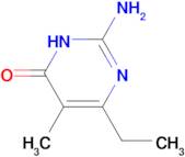 2-amino-6-ethyl-5-methyl-4-pyrimidinol