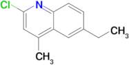 2-chloro-6-ethyl-4-methylquinoline