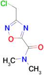 3-(chloromethyl)-N,N-dimethyl-1,2,4-oxadiazole-5-carboxamide