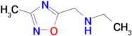 N-[(3-methyl-1,2,4-oxadiazol-5-yl)methyl]ethanamine