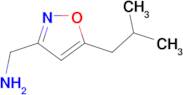 1-(5-isobutyl-3-isoxazolyl)methanamine