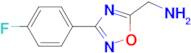 1-[3-(4-fluorophenyl)-1,2,4-oxadiazol-5-yl]methanamine