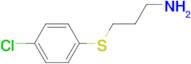 3-[(4-chlorophenyl)thio]-1-propanamine