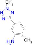 2-methyl-5-(2-methyl-2H-tetrazol-5-yl)aniline