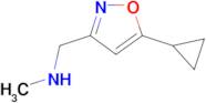 1-(5-cyclopropyl-3-isoxazolyl)-N-methylmethanamine