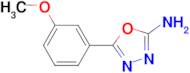 5-(3-methoxyphenyl)-1,3,4-oxadiazol-2-amine