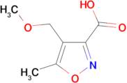 4-(methoxymethyl)-5-methyl-3-isoxazolecarboxylic acid