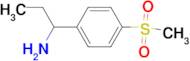 1-[4-(methylsulfonyl)phenyl]-1-propanamine