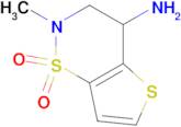 2-methyl-3,4-dihydro-2H-thieno[2,3-e][1,2]thiazin-4-amine 1,1-dioxide