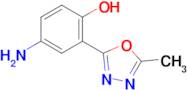 4-amino-2-(5-methyl-1,3,4-oxadiazol-2-yl)phenol