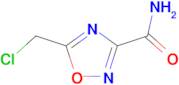 5-(chloromethyl)-1,2,4-oxadiazole-3-carboxamide