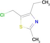 5-(chloromethyl)-4-ethyl-2-methyl-1,3-thiazole