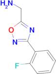 {[3-(2-fluorophenyl)-1,2,4-oxadiazol-5-yl]methyl}amine