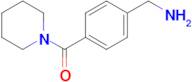 [4-(1-piperidinylcarbonyl)benzyl]amine