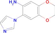 7-(1H-imidazol-1-yl)-2,3-dihydro-1,4-benzodioxin-6-amine