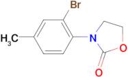 3-(2-bromo-4-methylphenyl)-1,3-oxazolidin-2-one