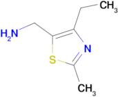 1-(4-ethyl-2-methyl-1,3-thiazol-5-yl)methanamine