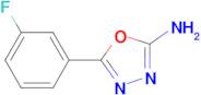 5-(3-fluorophenyl)-1,3,4-oxadiazol-2-amine