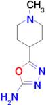 5-(1-methyl-4-piperidinyl)-1,3,4-oxadiazol-2-amine