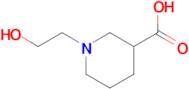 1-(2-hydroxyethyl)-3-piperidinecarboxylic acid