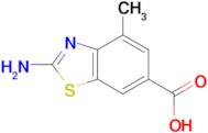 2-amino-4-methyl-1,3-benzothiazole-6-carboxylic acid