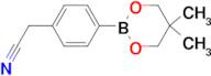[4-(5,5-dimethyl-1,3,2-dioxaborinan-2-yl)phenyl]acetonitrile