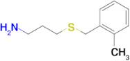 3-[(2-methylbenzyl)thio]-1-propanamine