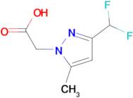 [3-(difluoromethyl)-5-methyl-1H-pyrazol-1-yl]acetic acid