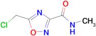 5-(chloromethyl)-N-methyl-1,2,4-oxadiazole-3-carboxamide