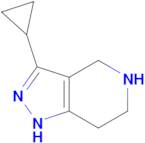 3-cyclopropyl-4,5,6,7-tetrahydro-1H-pyrazolo[4,3-c]pyridine