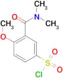 3-[(dimethylamino)carbonyl]-4-methoxybenzenesulfonyl chloride