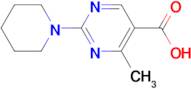 4-methyl-2-(1-piperidinyl)-5-pyrimidinecarboxylic acid