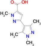 1,1',3',5'-tetramethyl-1H,1'H-3,4'-bipyrazole-5-carboxylic acid