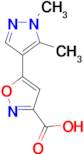 5-(1,5-dimethyl-1H-pyrazol-4-yl)-3-isoxazolecarboxylic acid
