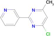 4-chloro-6-methyl-2-(3-pyridinyl)pyrimidine