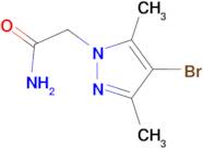 2-(4-bromo-3,5-dimethyl-1H-pyrazol-1-yl)acetamide