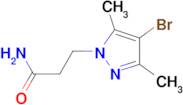 3-(4-bromo-3,5-dimethyl-1H-pyrazol-1-yl)propanamide