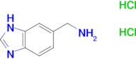 (1H-benzimidazol-5-ylmethyl)amine dihydrochloride
