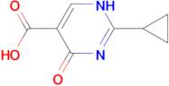 2-cyclopropyl-6-oxo-1,6-dihydro-5-pyrimidinecarboxylic acid