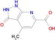 4-methyl-3-oxo-2,3-dihydro-1H-pyrazolo[3,4-b]pyridine-6-carboxylic acid