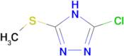 5-chloro-3-(methylthio)-1H-1,2,4-triazole