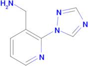 1-[2-(1H-1,2,4-triazol-1-yl)-3-pyridinyl]methanamine