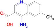 4-Amino-6-methyl-3-quinolinecarboxylic acid