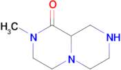 2-methylhexahydro-2H-pyrazino[1,2-a]pyrazin-1(6H)-one