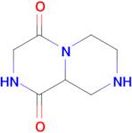 tetrahydro-2H-pyrazino[1,2-a]pyrazine-1,4(3H,6H)-dione