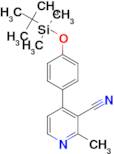 4-(4-{[tert-butyl(dimethyl)silyl]oxy}phenyl)-2-methylnicotinonitrile