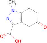 1-methyl-5-oxo-4,5,6,7-tetrahydro-1H-indazole-3-carboxylic acid