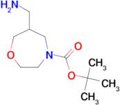 tert-butyl 6-(aminomethyl)-1,4-oxazepane-4-carboxylate